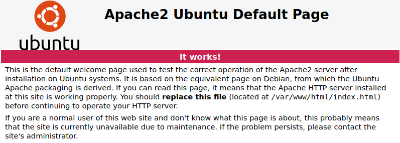 Tryhackme - Gallery Apache2 Default Page