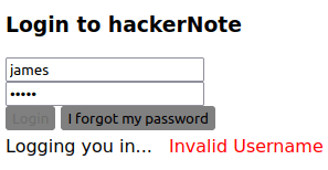 Tryhackme - hackerNote Login to hackerNote