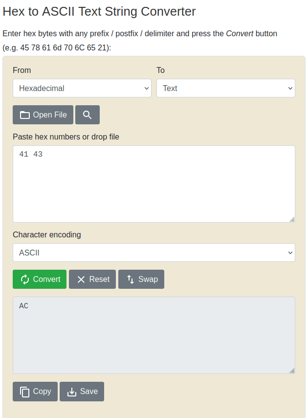 Tryhackme - Advent of Cyber 2023 Hex to ASCII Text String Converter
