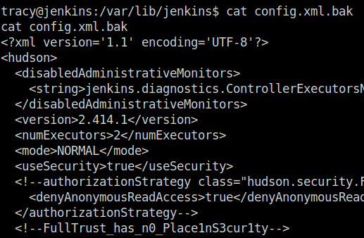 Tryhackme - Advent of Cyber 2023 cat config.xml.bak