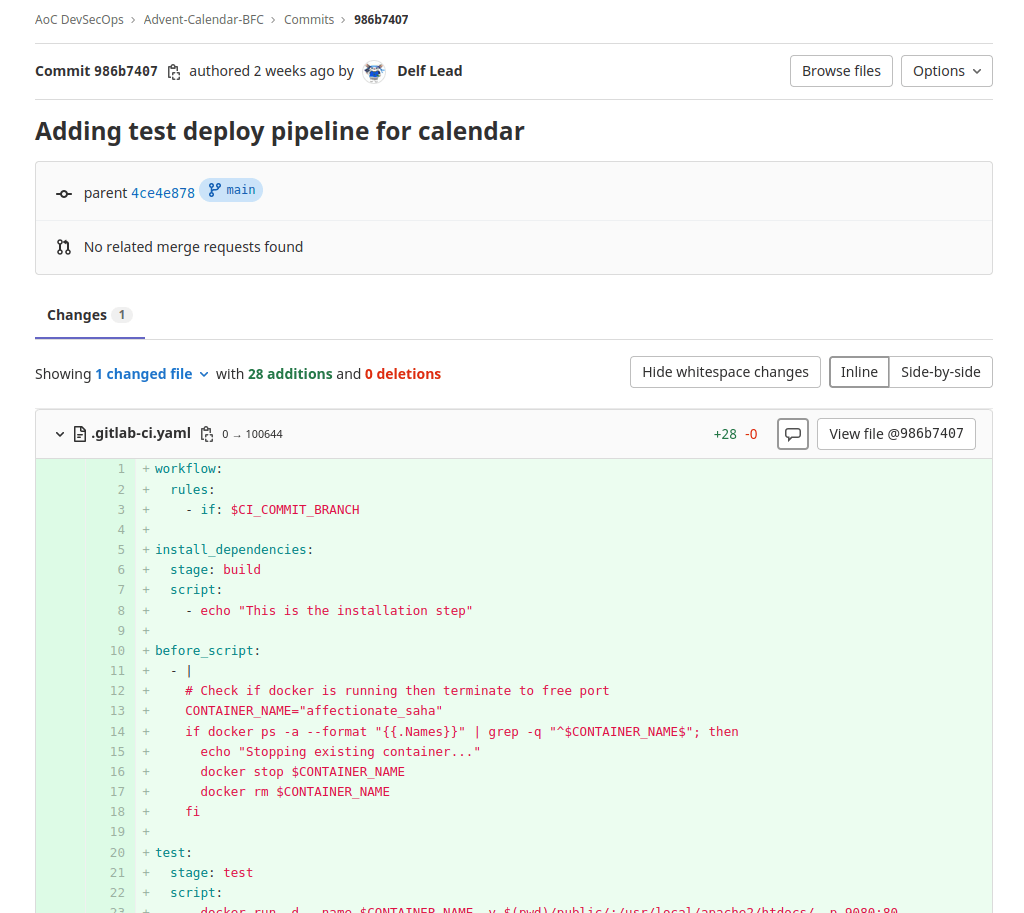 Tryhackme - Advent of Cyber 2023 gitlab-ci.yaml