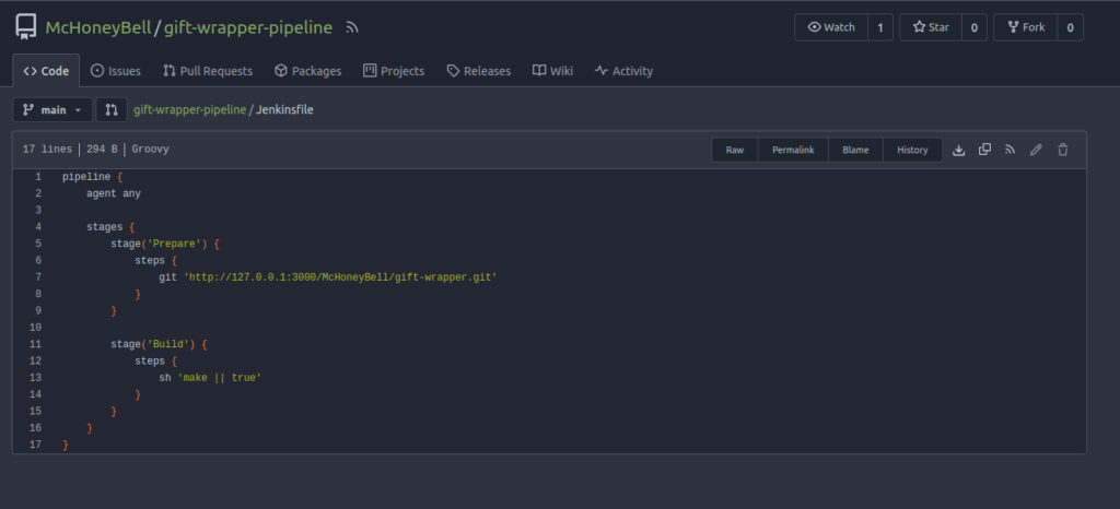 Tryhackme - Advent of Cyber 2023 gift-wrapper-pipeline