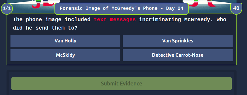 Tryhackme - Advent of Cyber 2023 Forensic Image of McGreddy's Phone
