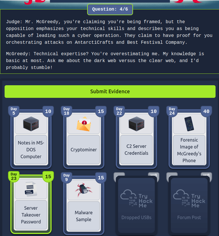 Tryhackme - Advent of Cyber 2023 Question 4