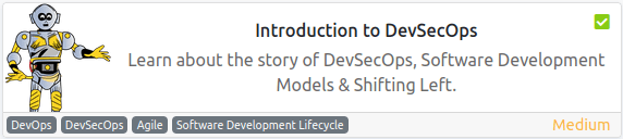 Tryhackme - Introduction to DevSecOps Introduction to DevSecOps