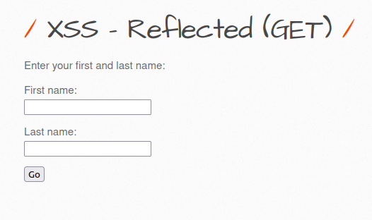 bWAPP - Cross Site Scripting Reflected (GET) XSS - Reflected (GET)