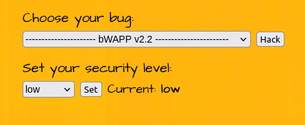 bWAPP - Cross Site Scripting Reflected (JSON) Security level Low