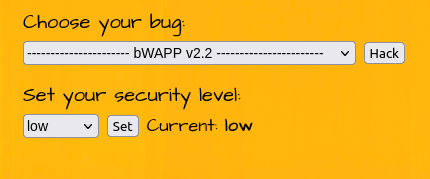 bWAPP - Cross Site Scripting Reflected (AJAX-XML) Security level Low