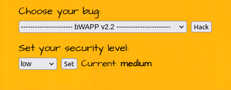 bWAPP - Cross Site Scripting Reflected (AJAX-XML) Security Level Medium