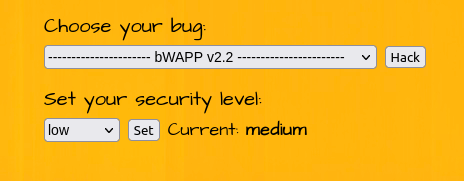 bWAPP - Cross Site Scripting Reflected (Referrer) Security level Medium