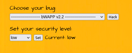 bWAPP – Cross Site Scripting Stored (Cookies) Security level Low