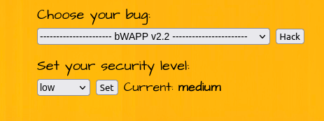 bWAPP - Cross Site Scripting Stored (User-Agent) Security level Medium