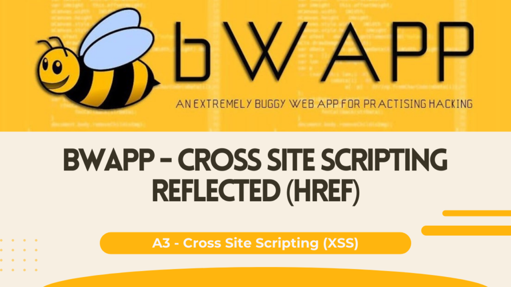 bWAPP - Cross Site Scripting Reflected (HREF)