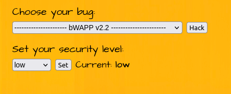 bWAPP - Mail Header Injection (SMTP) Security level Low