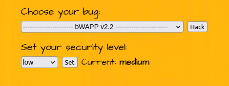 bWAPP - OS Command Injection Security level medium