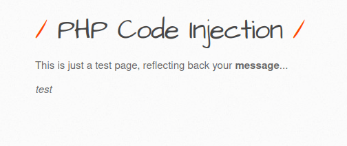 bWAPP - PHP Code Injection testing