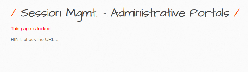 bWAPP - Session Management (Administrator Portals) Session Mgmt - Administrative Portals
