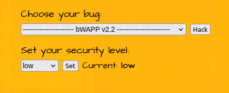 bWAPP - Session Management (Strong Sessions) Security level Low