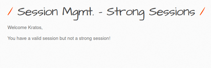 bWAPP - Session Management (Strong Sessions) Session Mgmt - Session Session