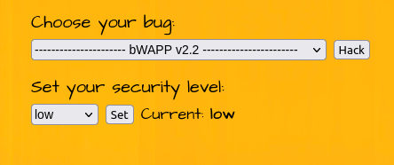 bWAPP - Man-in-the-Middle Attack (HTTP) Security level Low