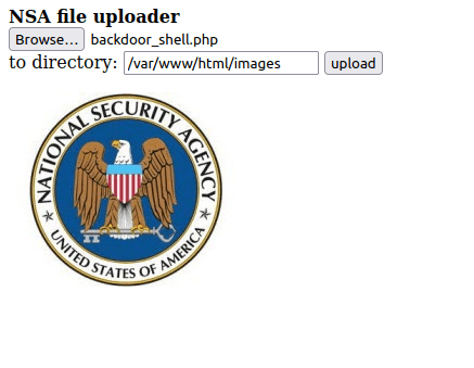 bWAPP - Old, Backup & Unreferenced files NSA file uploader