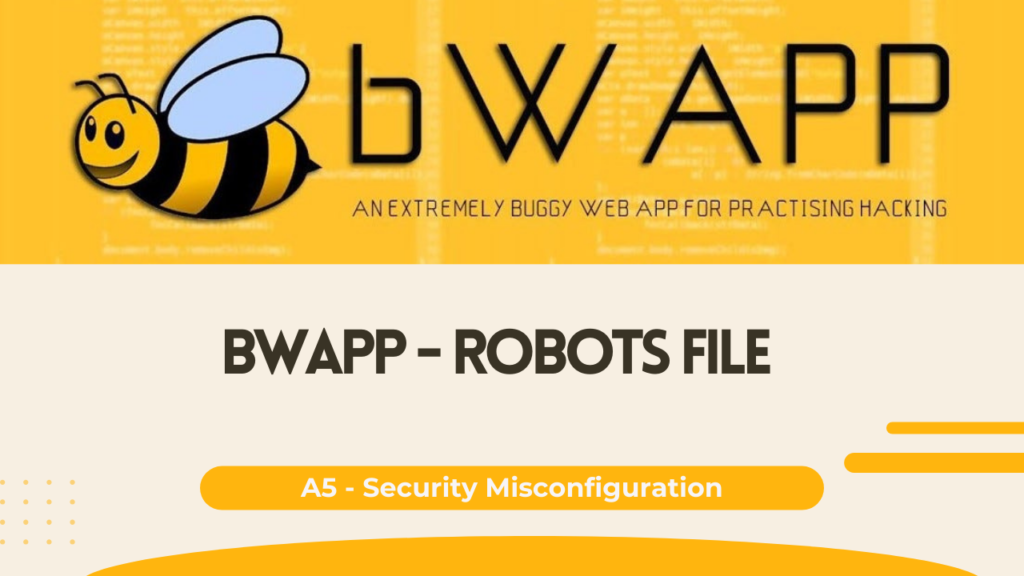 bWAPP - Robots File