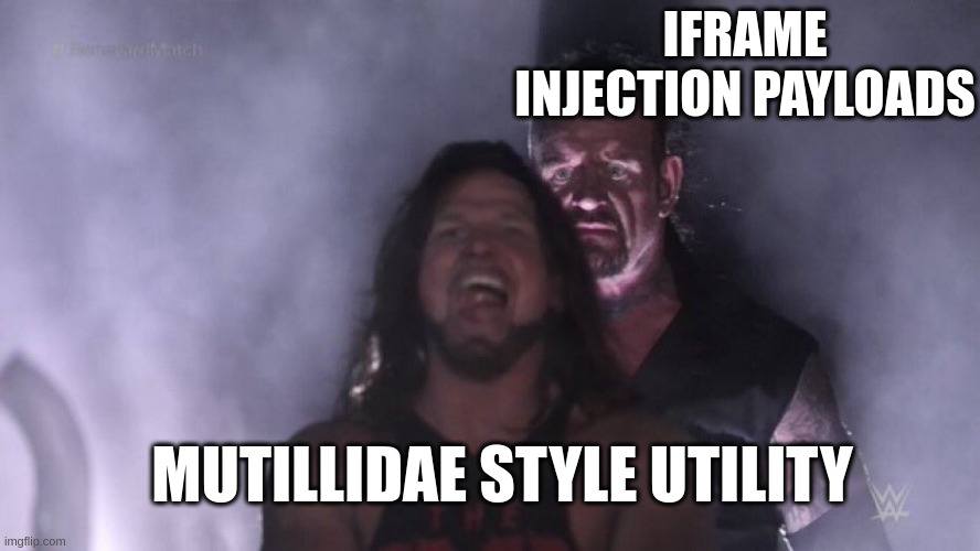 Mutillidae - Frame Source Injection (Styling with Mutillidae) Conclusion