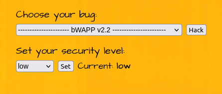 bWAPP - SQL Injection Stored (XML) Security level Low