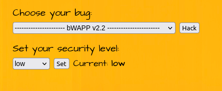 bWAPP - XML/Xpath Injection (Search) Security level Low