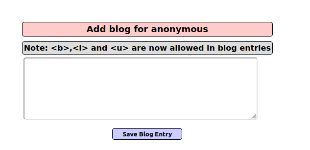 Mutillidae - Application Log Injection (Add to the blog) Add blog for anonymous