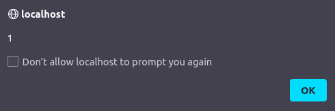 Mutillidae - Application Log Injection (Captured Data) Pop up alert