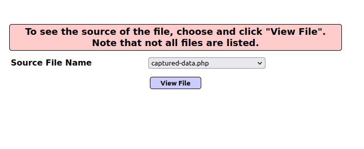 Mutillidae - Application Log Injection (Source Code Viewer) Source code viewer