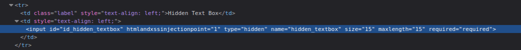 Mutillidae - Client-side Control Challenge Source code