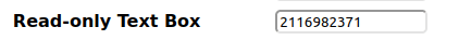 Mutillidae - Client-side Control Challenge Read-only Text Box