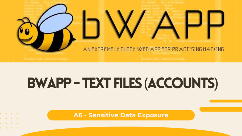 bWAPP - Text Files (Accounts)