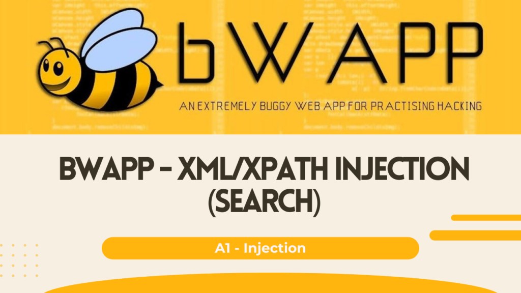 bWAPP - XML/Xpath Injection (Search)