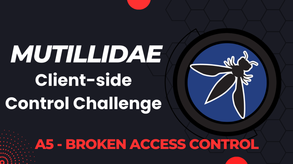 Mutillidae - Client-side Control Challenge