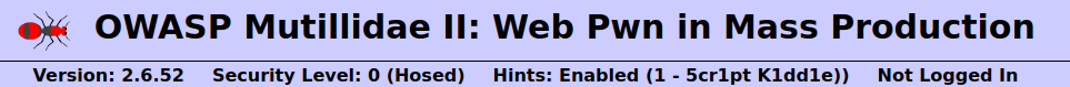 Mutillidae - Sqlmap Practice (View Blogs) Security level 0