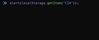 Mutillidae - HTML Injection (HTML5 Web Storage) javascript console
