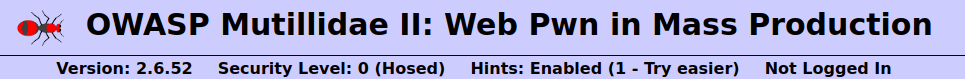 Mutillidae - HTML Injection (Password Generator) Security level 0