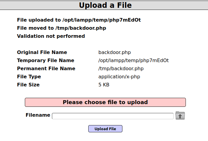 Mutillidae - Unrestricted File Upload Upload a File
