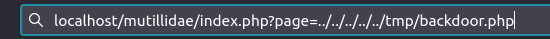 Mutillidae - Unrestricted File Upload URL