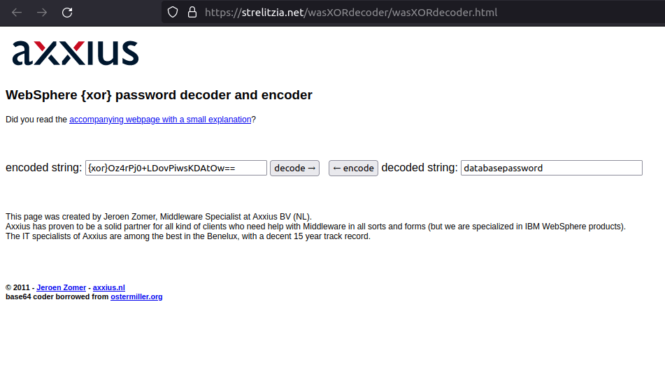 Webgoat - Crypto Basics Password encoder and decoder