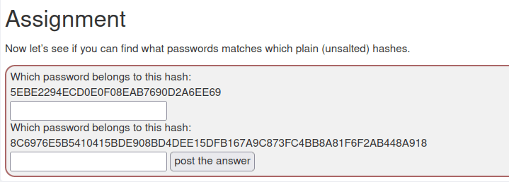 Webgoat - Crypto Basics 3. Plain Hashing