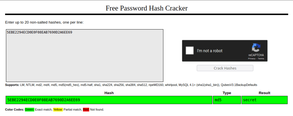 Webgoat - Crypto Basics Crackstation Password Cracker