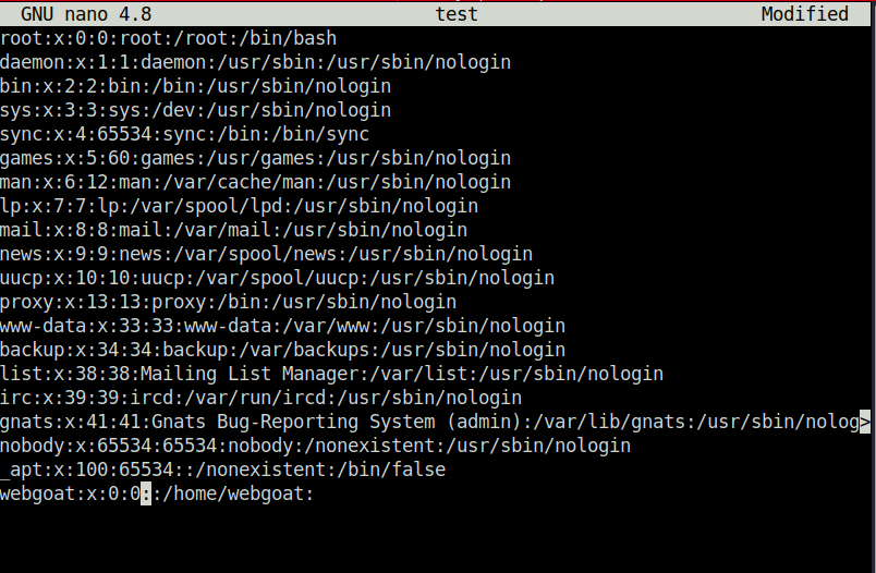 Webgoat - Crypto Basics editing test file