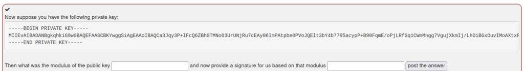 Webgoat - Crypto Basics 5. Cryptographic signature