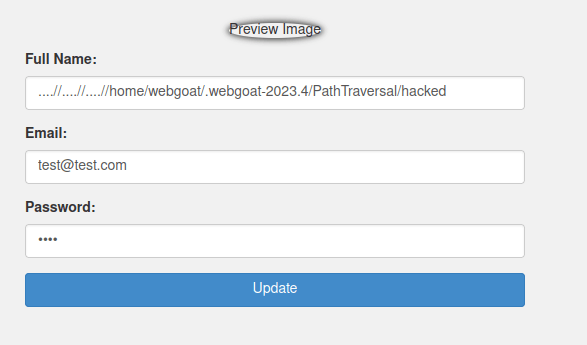 Webgoat - Path traversal payload