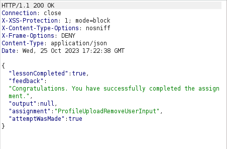 Webgoat - Path traversal Path traversal successful