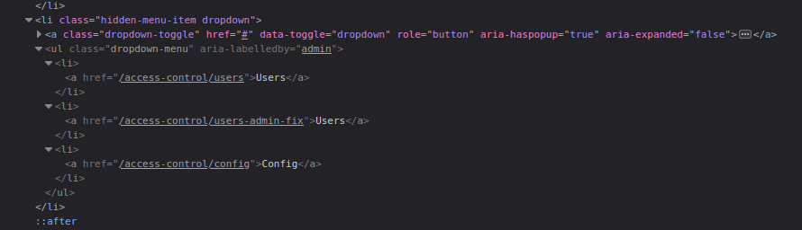 Webgoat - Missing Function Level Access Control Page inspect